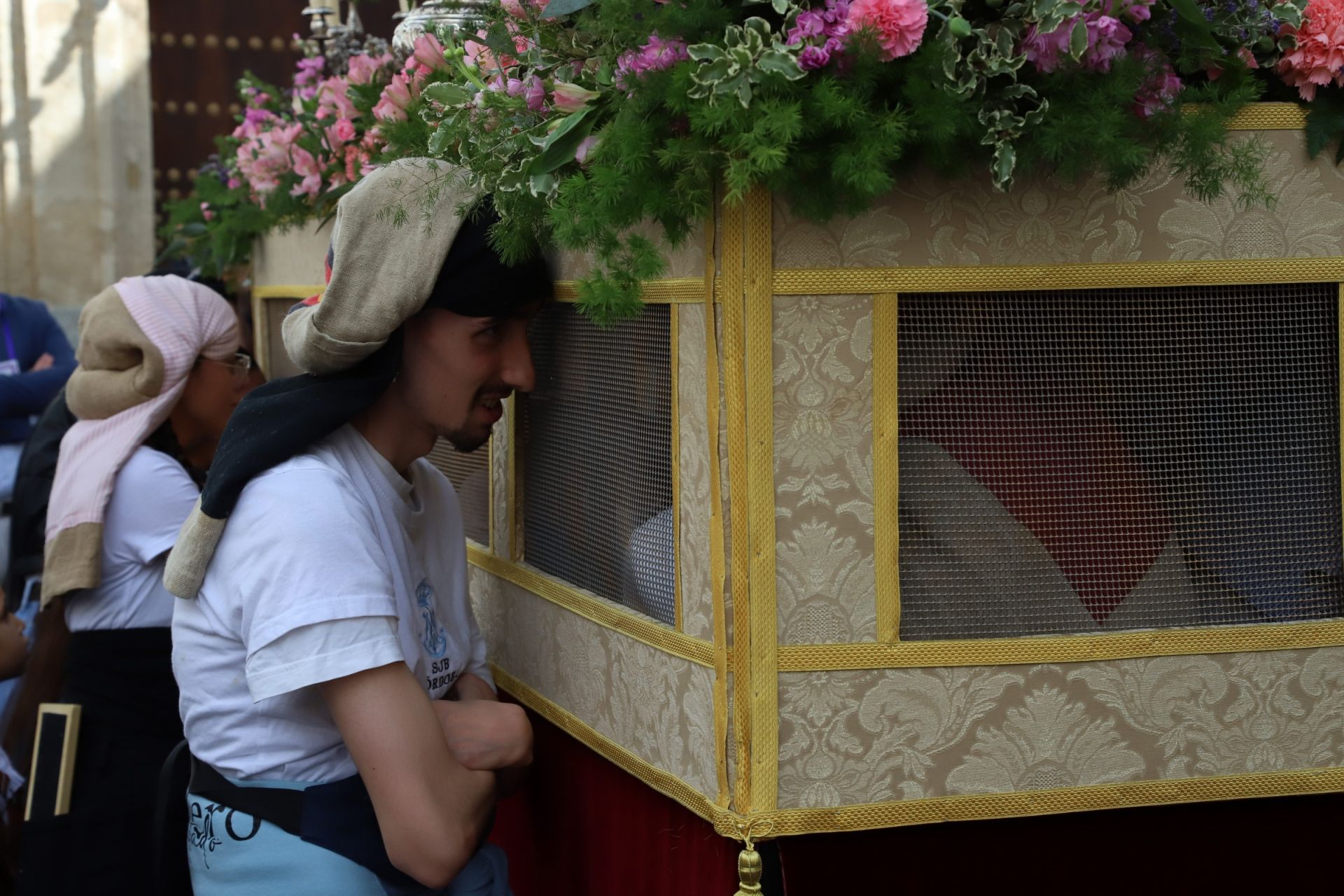 La tradicional procesión del colegio de la Piedad de Córdoba, en imágenes