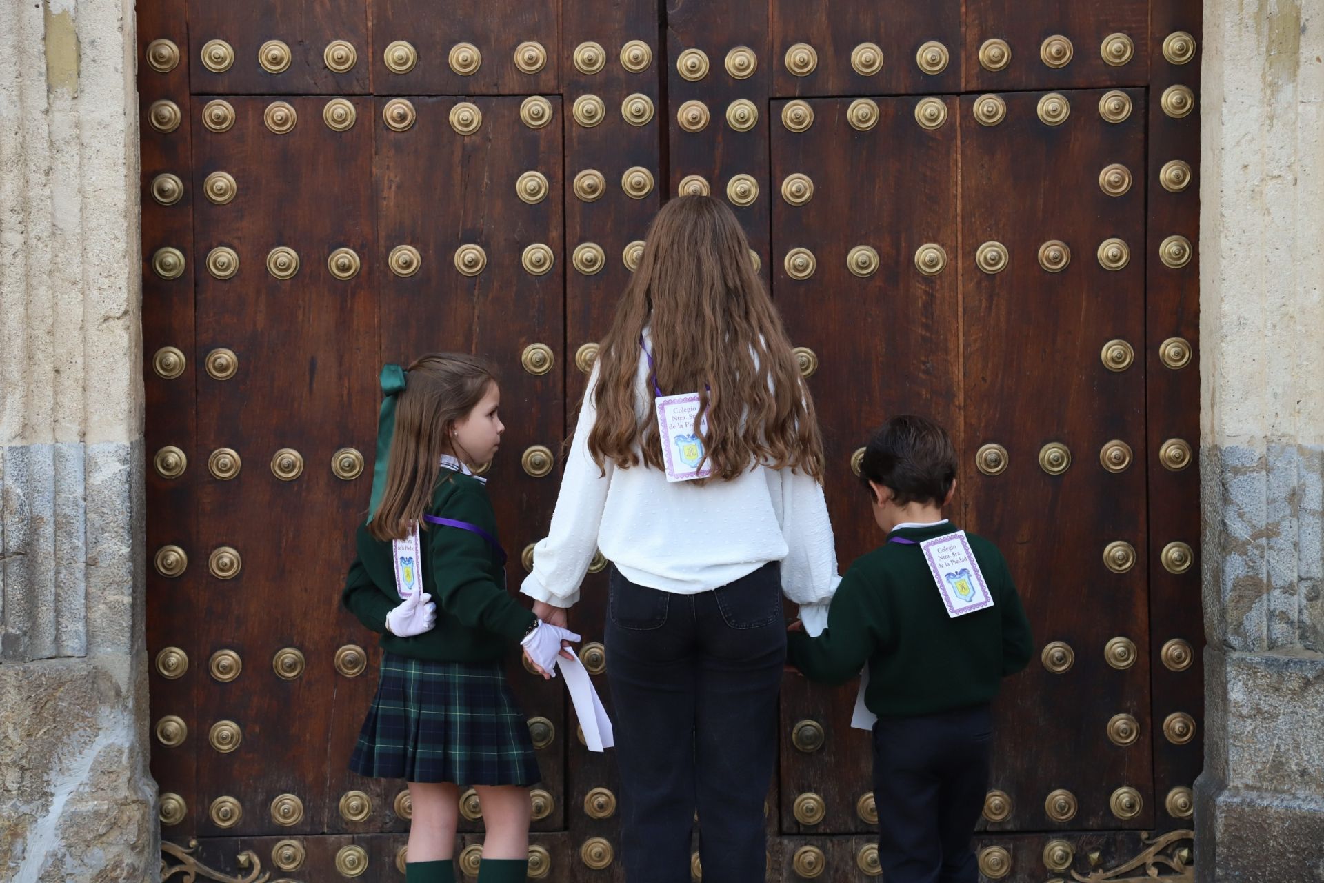 La tradicional procesión del colegio de la Piedad de Córdoba, en imágenes
