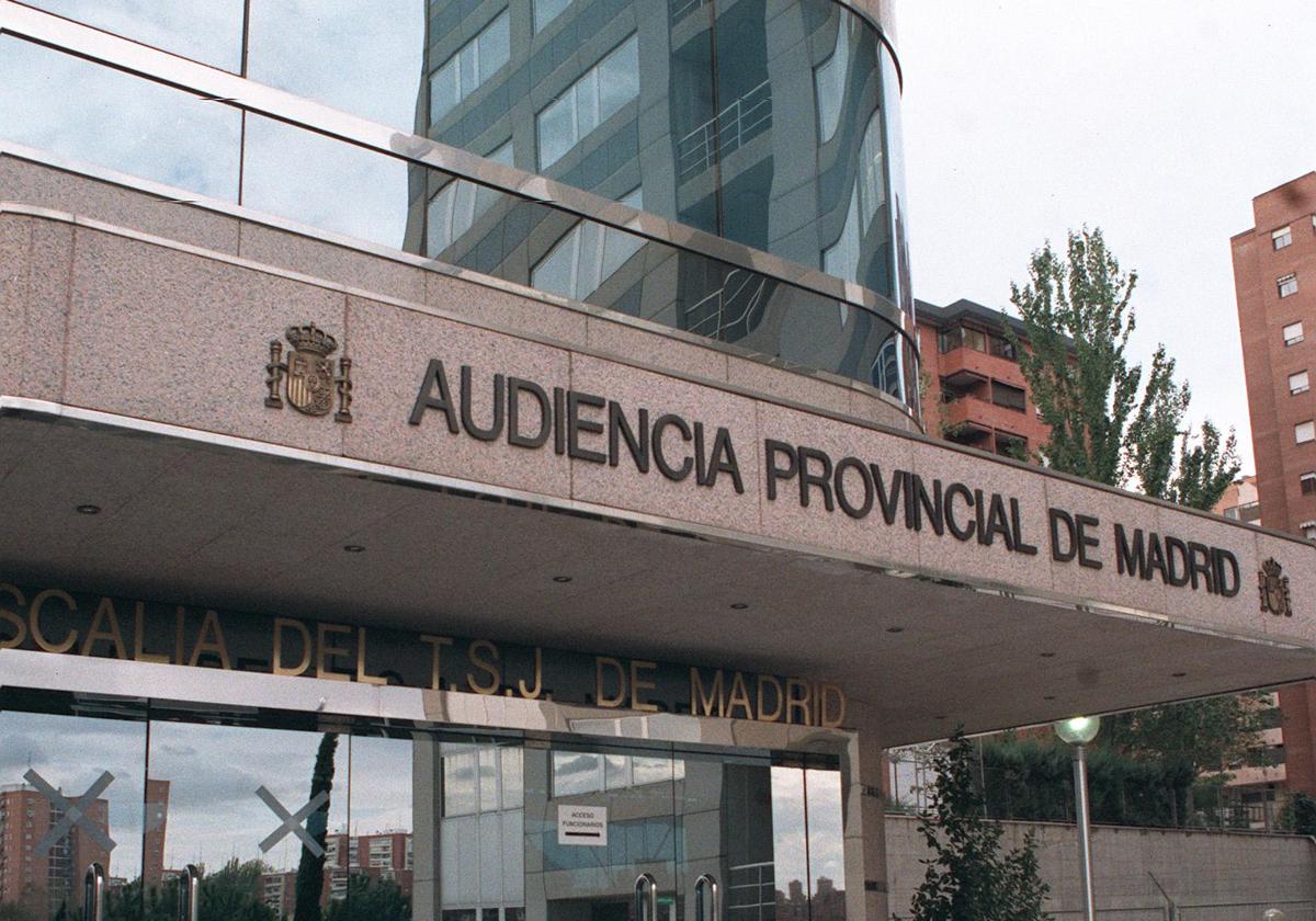 Fachada de la Audiencia Provincial de Madrid