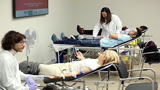 Maratón de Donantes de Sangre en Eurocaja Rural: «Hay que ser rico en salud, generosidad y amor al prójimo»