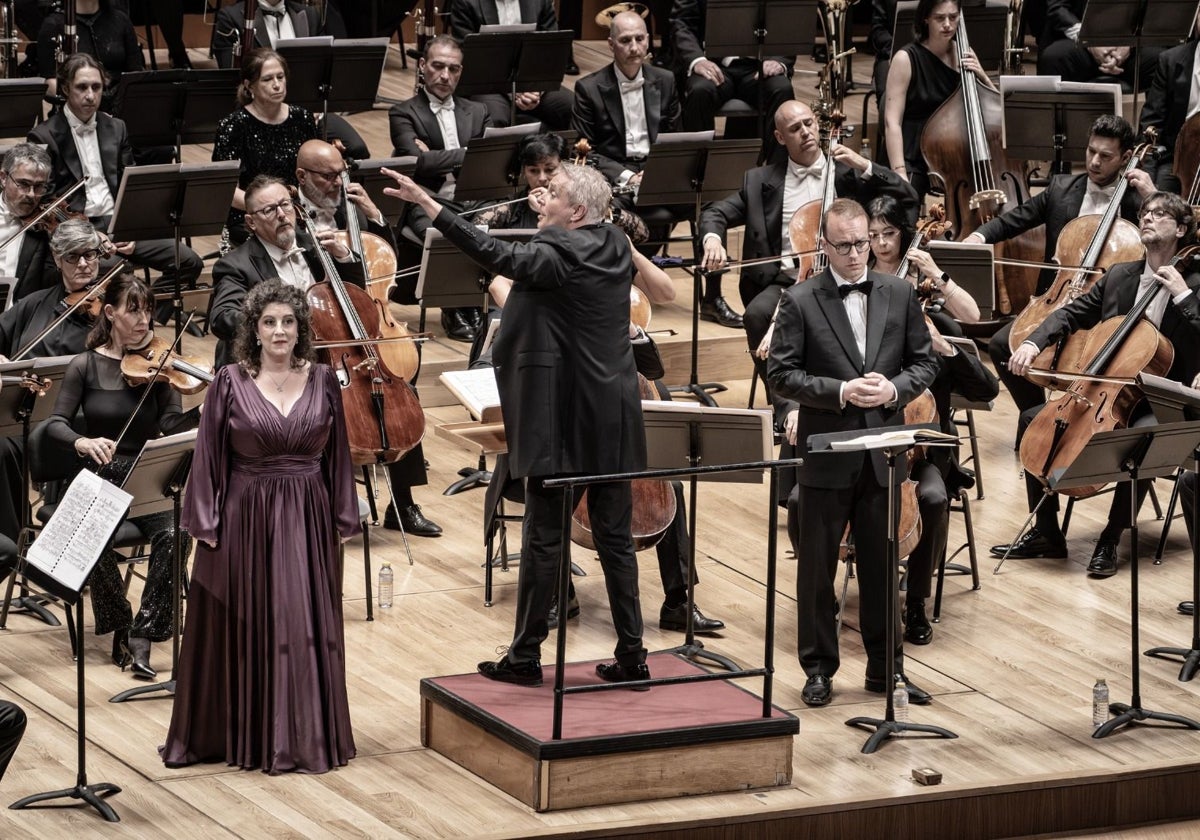 La Orquesta de Valencia, durante su concierto en la jornada wagneriana