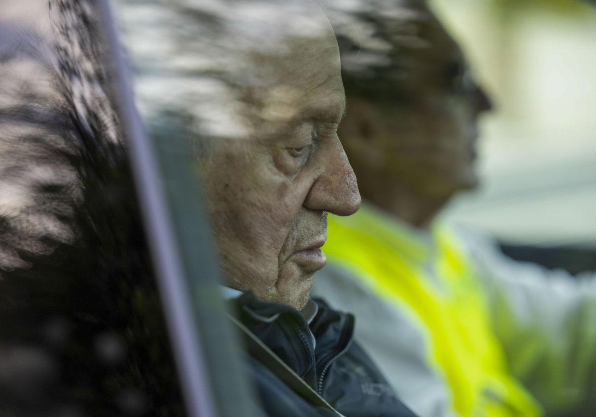 Juan Carlos I, el pasado mes de septiembre, en Vigo