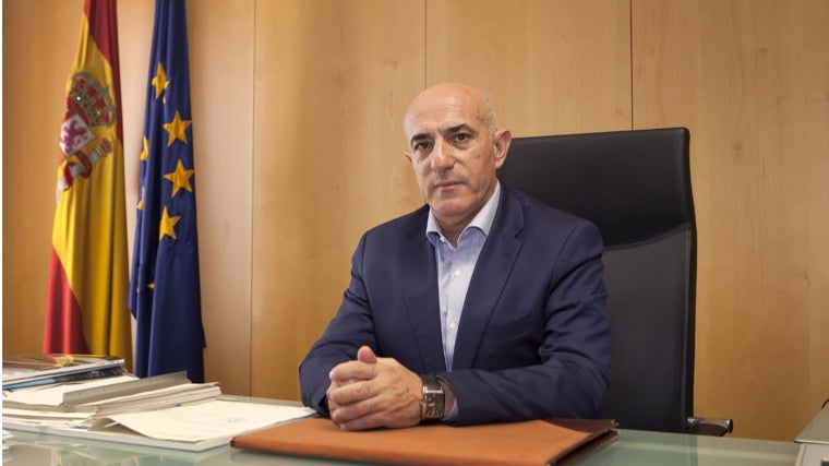 El presidente de la Confederación Hidrográfica del Guadiana, Samuel Moraleda