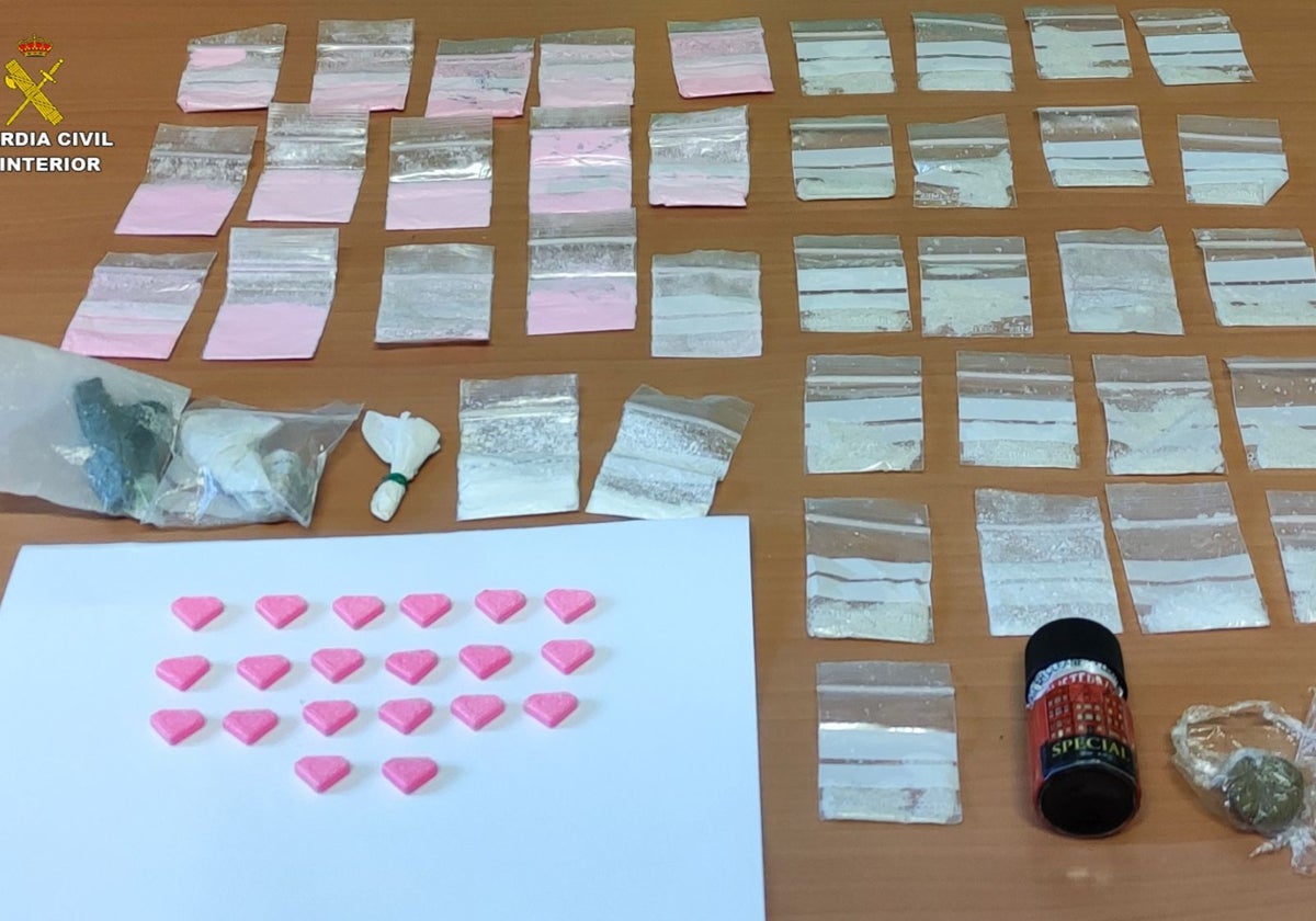 Sustancias intervenidas por la Guardia Civil