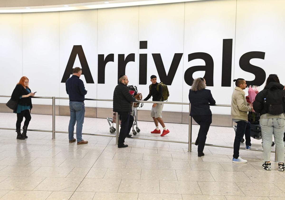 La terminal de llegadas de un aeropuerto