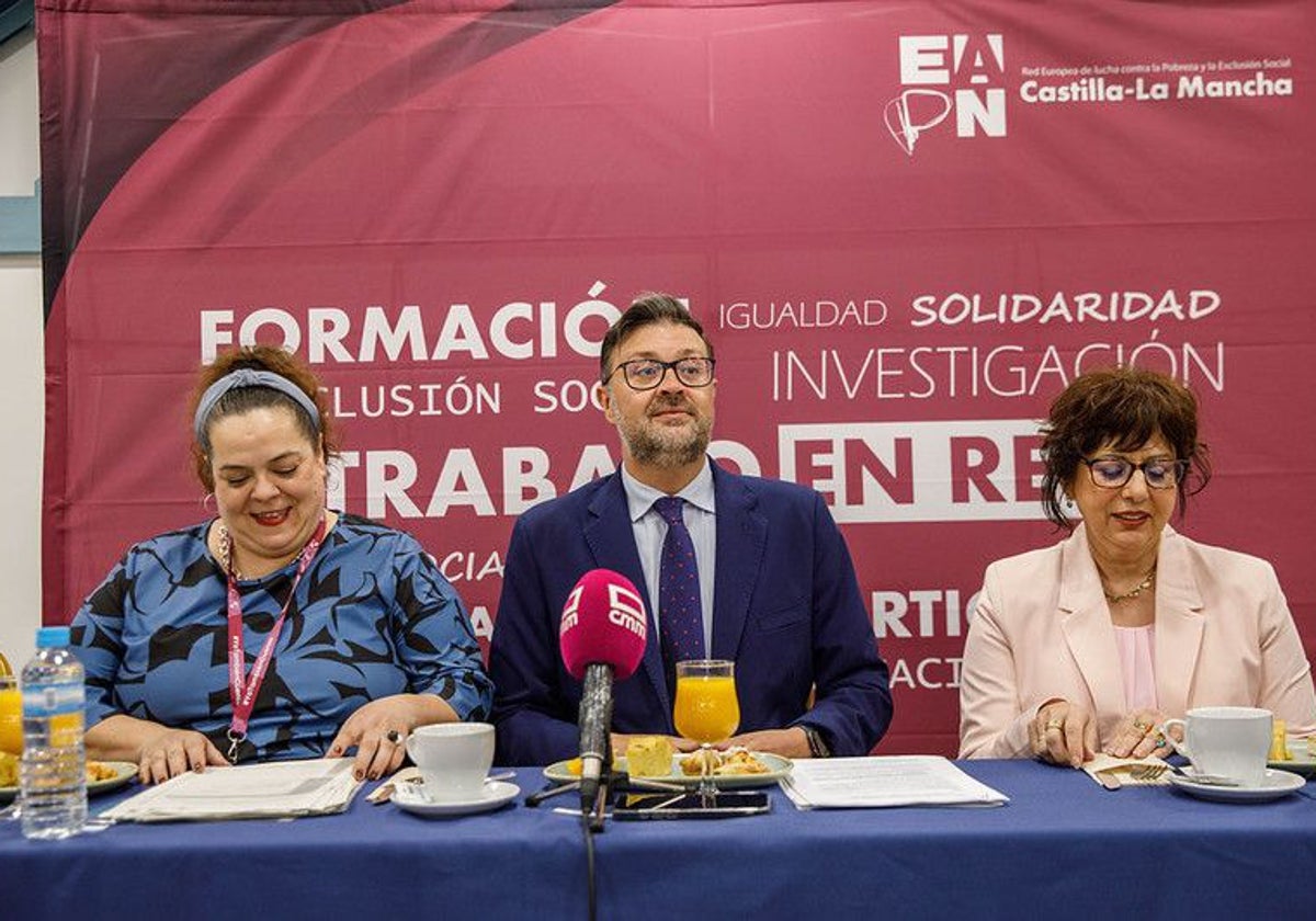 Amador Pastor, en la jornada 'La educación como estrategia contra la pobreza' celebradas esta mañana en Toledo