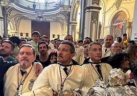 Antonio Banderas, ante la Virgen de Lágrimas y Favores: «La Semana Santa del siglo XXI es solidaria»