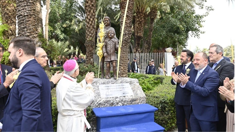 Inauguración de la nueva escultura del Domingo de Ramos