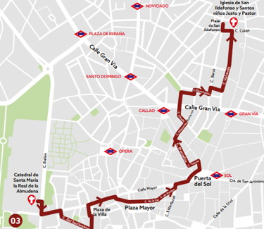 Recorrido de la procesión Nuestro Padre Jesús del Amor (Borriquita)