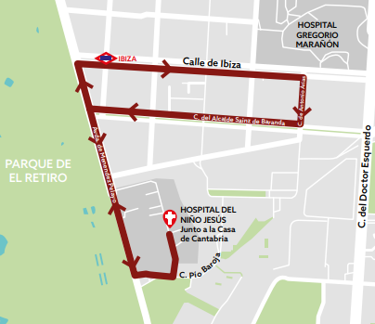 Recorrido de la procesión Santísimo Cristo de la Fe y la Salud