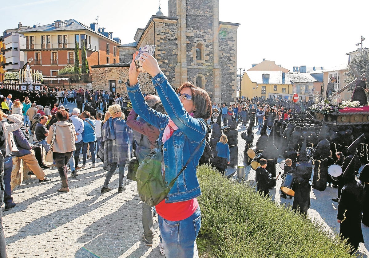 Turistas en Semana Santa, en una imagen de archivo