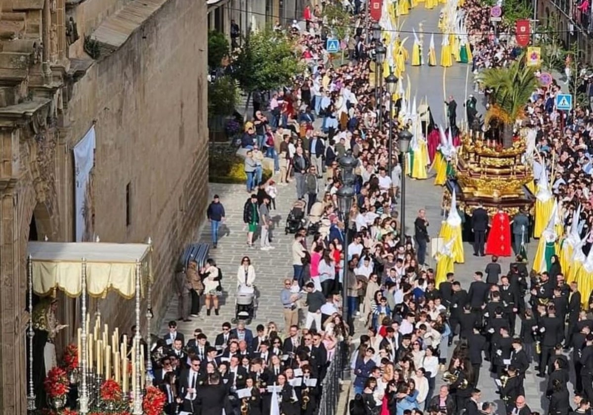 Cofradía del Borriquillo de Úbeda el Domingo de Ramos