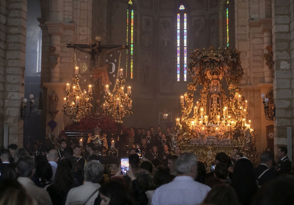 El Cristo del Remedio de Ánimas y la Virgen de las Tristezas, en San Lorenzo