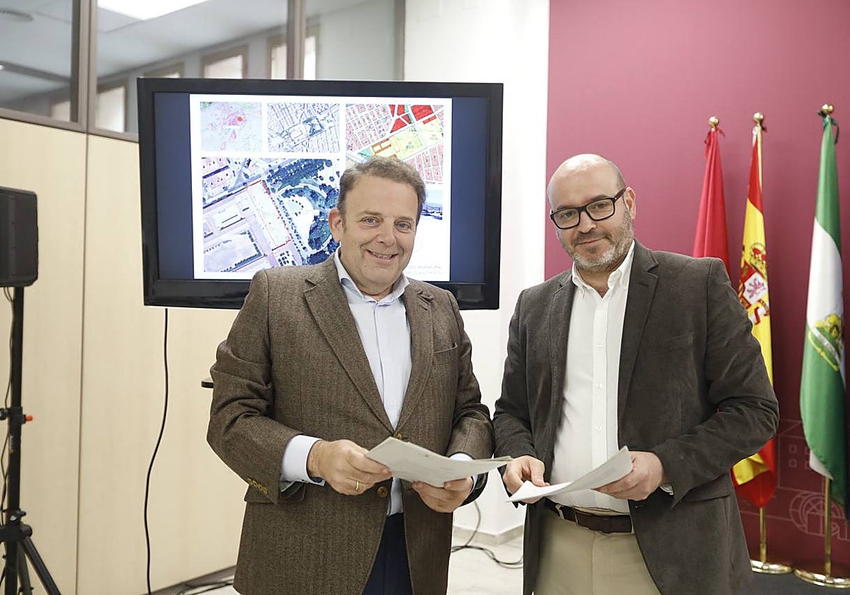 Los concejales Julián Urbano y Bernardo Jordano