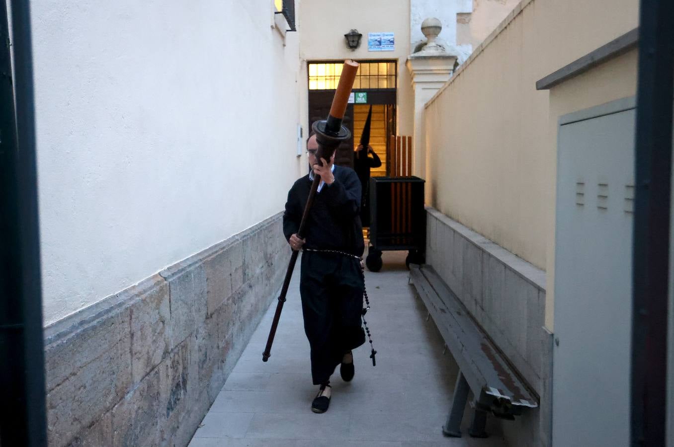 La severidad del Vía Crucis en la Trinidad, en imágenes