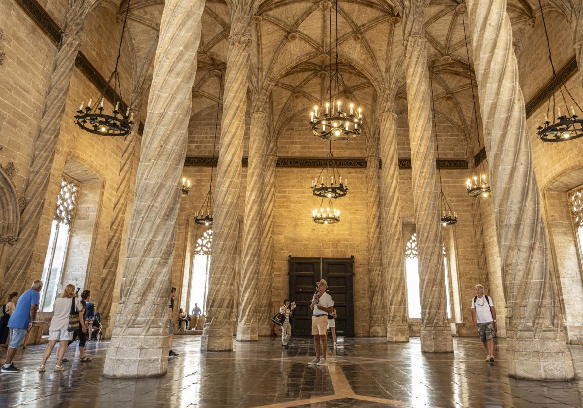 Imagen de archivo de la Lonja de la Seda de Valencia