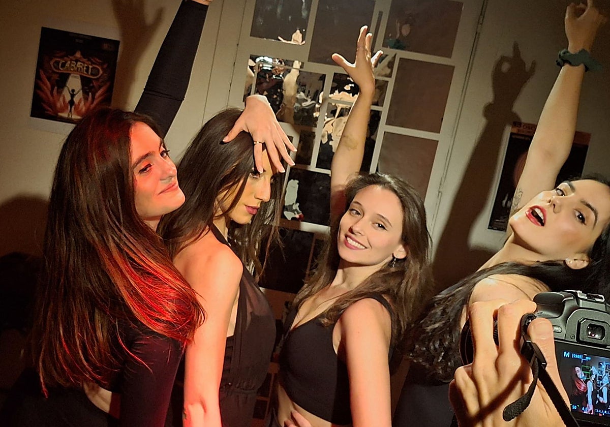 Alejandra Artero, Ana Molina, Silvia Almenara y Estefanía Perea, las cuatro actrices 'microteatreras'