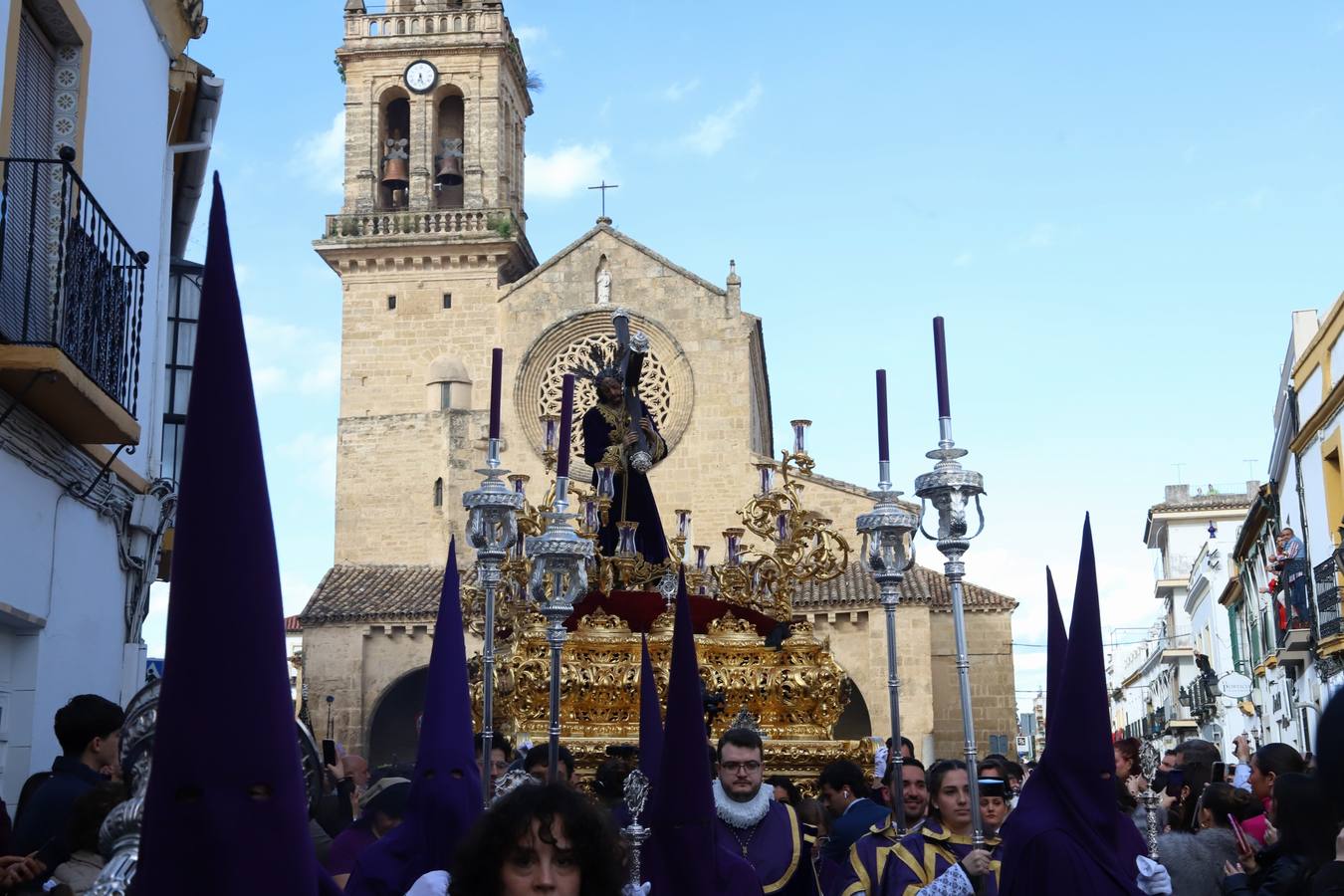 La hermandad del Calvario en el Miércoles Santo de Córdoba, en imágenes