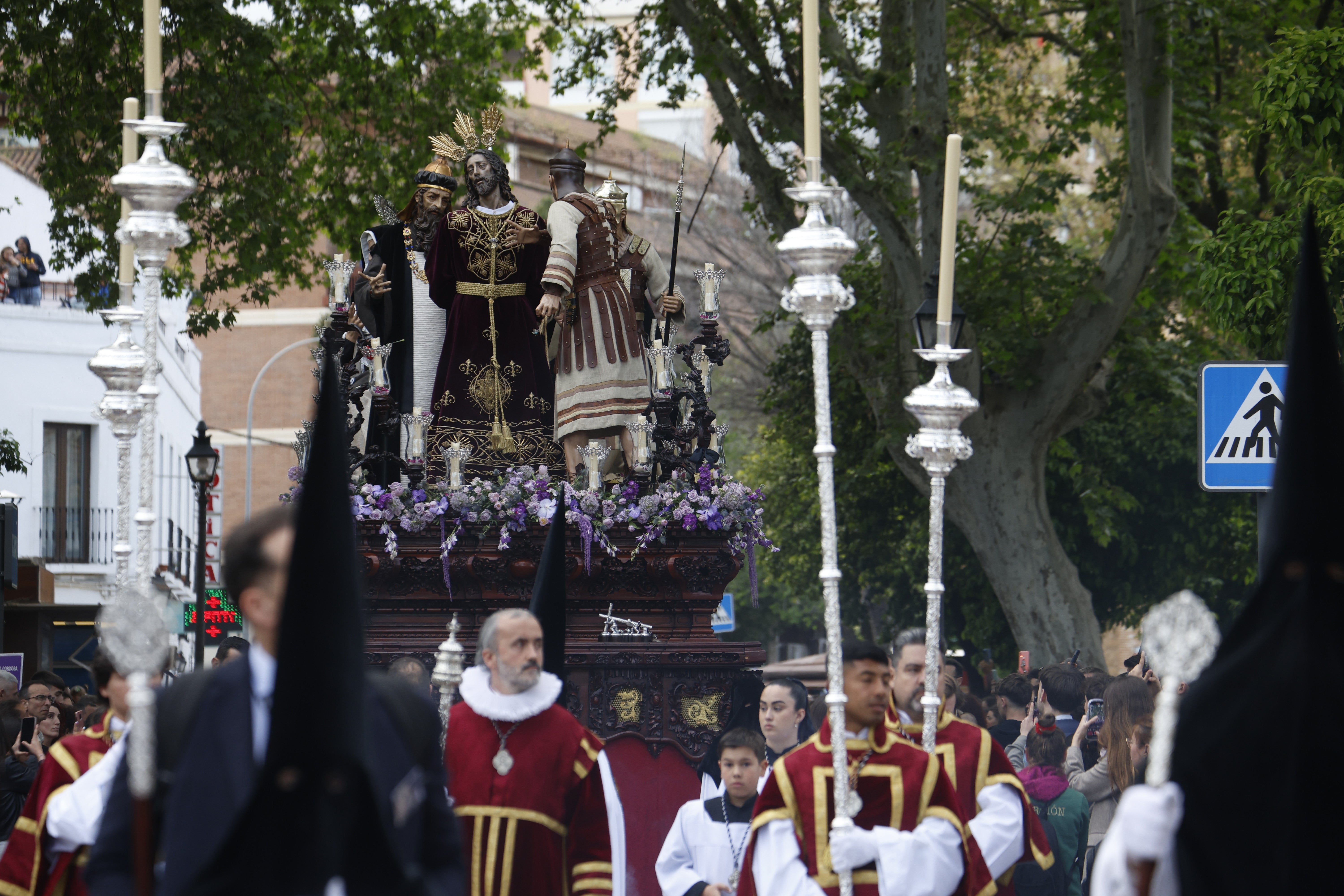 Las imágenes de la hermandad del Perdón en el Miércoles Santo de Córdoba
