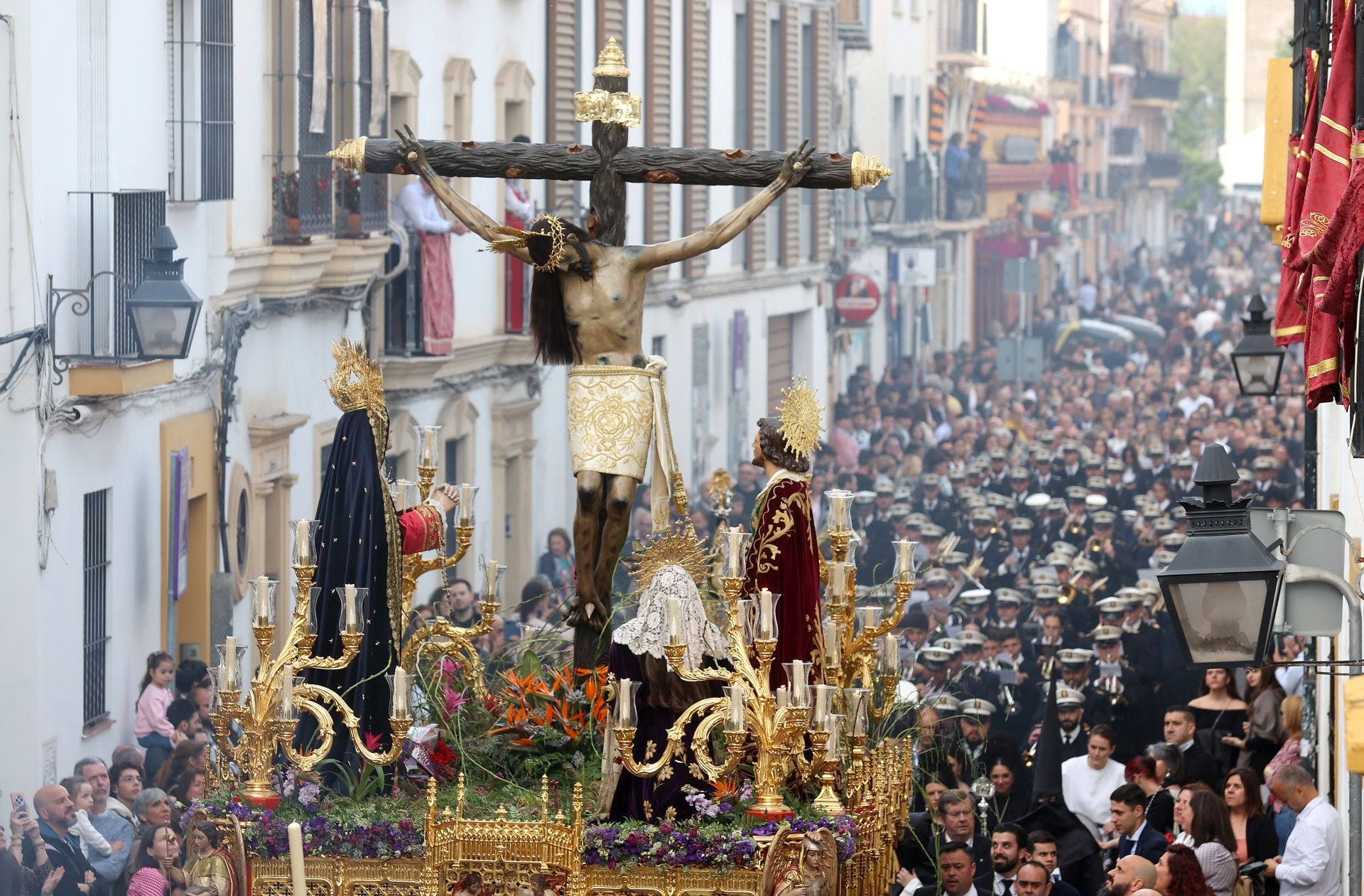 Las imágenes de la hermandad del Cristo de Gracia en el Jueves Santo de Córdoba