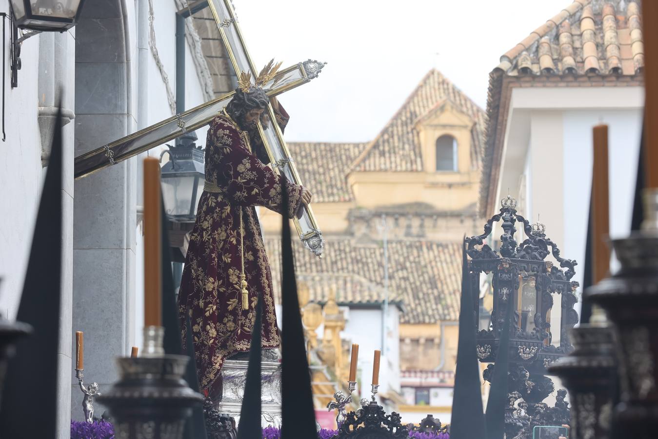 Las imágenes de la hermandad del Nazareno en el Jueves Santo de Córdoba