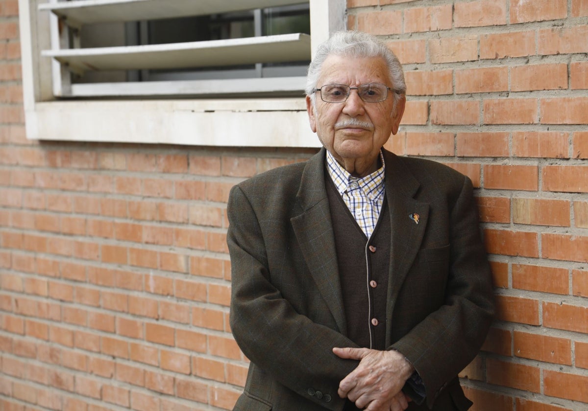 Antonio Alcaide, en el barrio de la Fuensanta