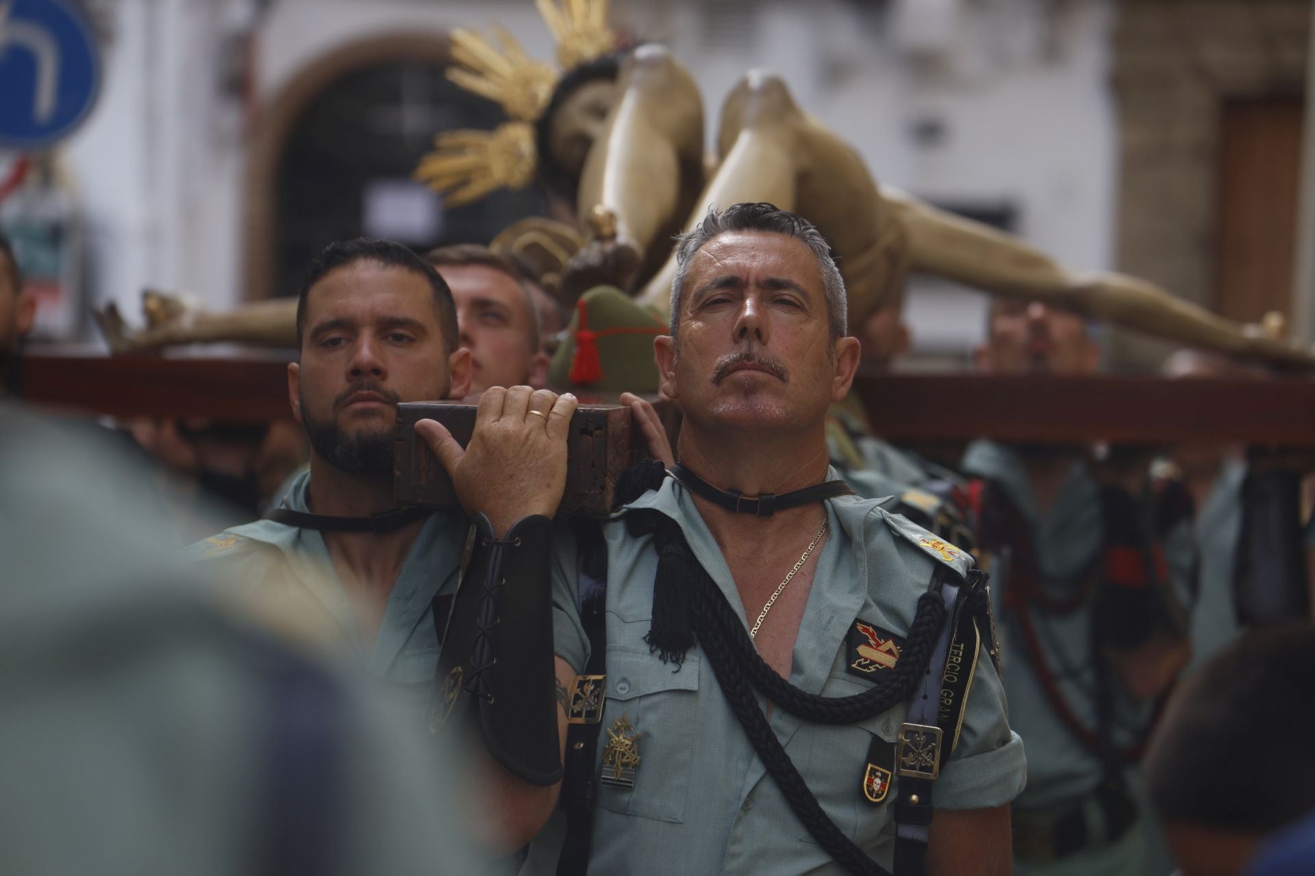Las imágenes del vía crucis del Señor de la Caridad en Córdoba