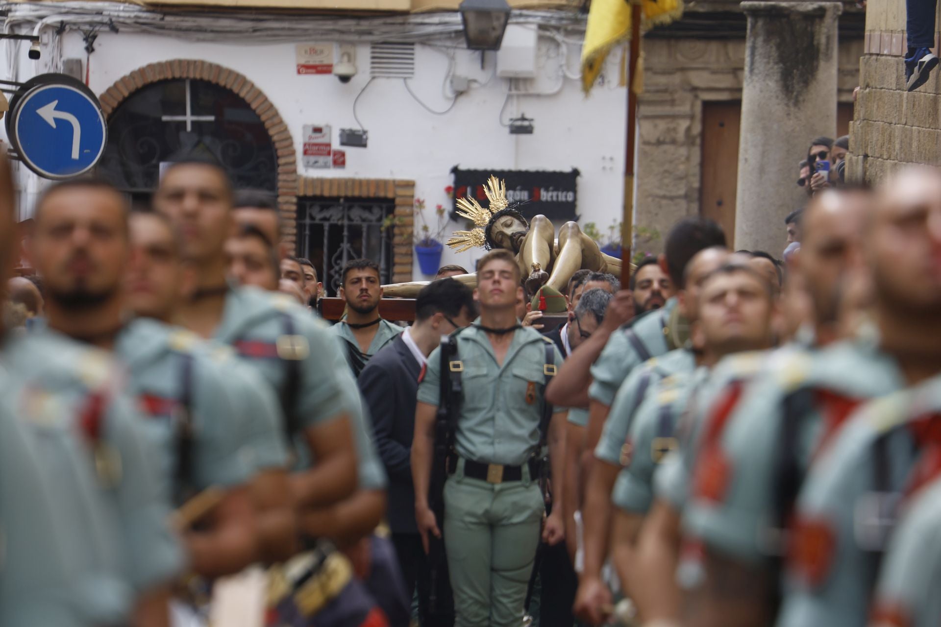 Las imágenes del vía crucis del Señor de la Caridad en Córdoba