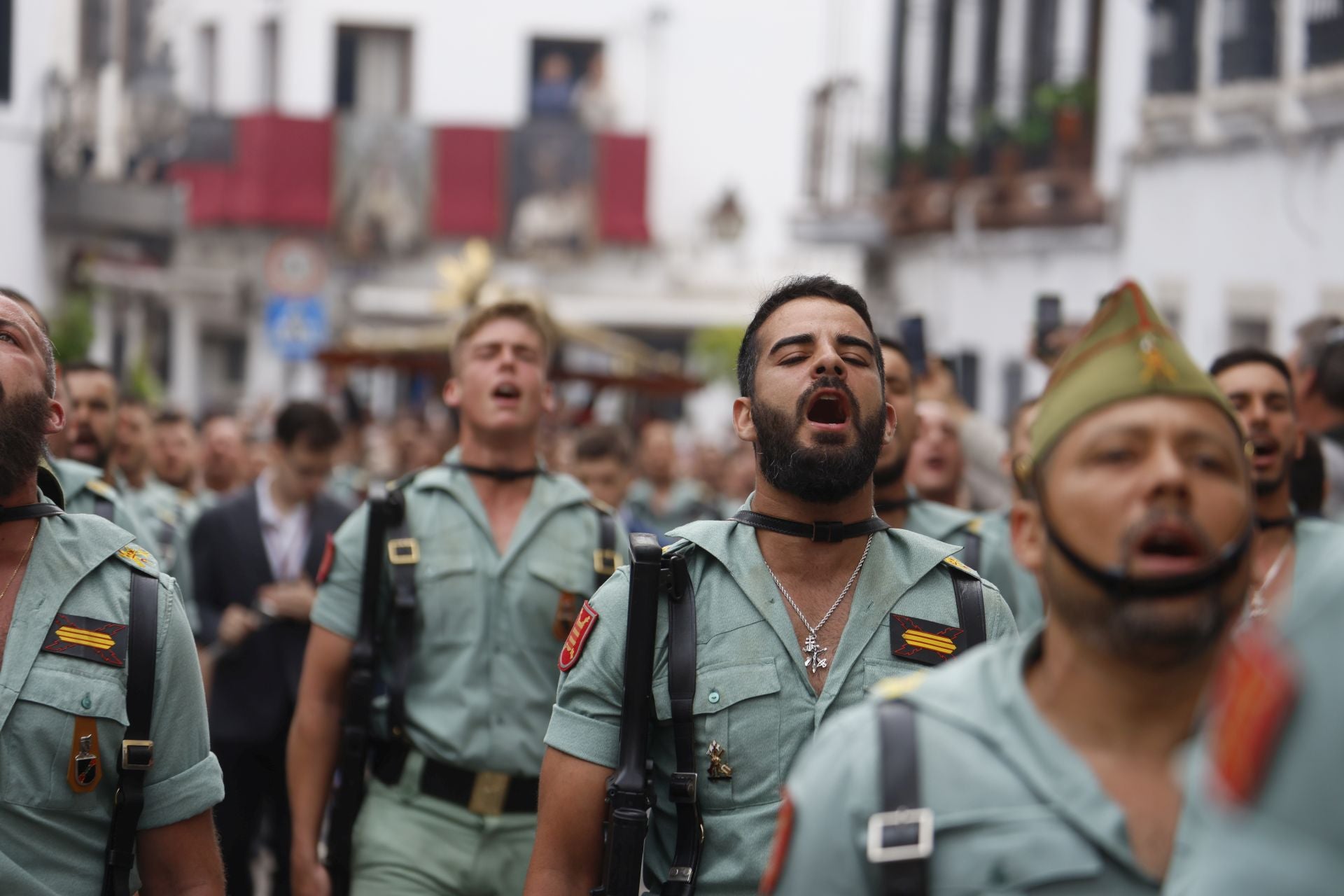 Las imágenes del vía crucis del Señor de la Caridad en Córdoba