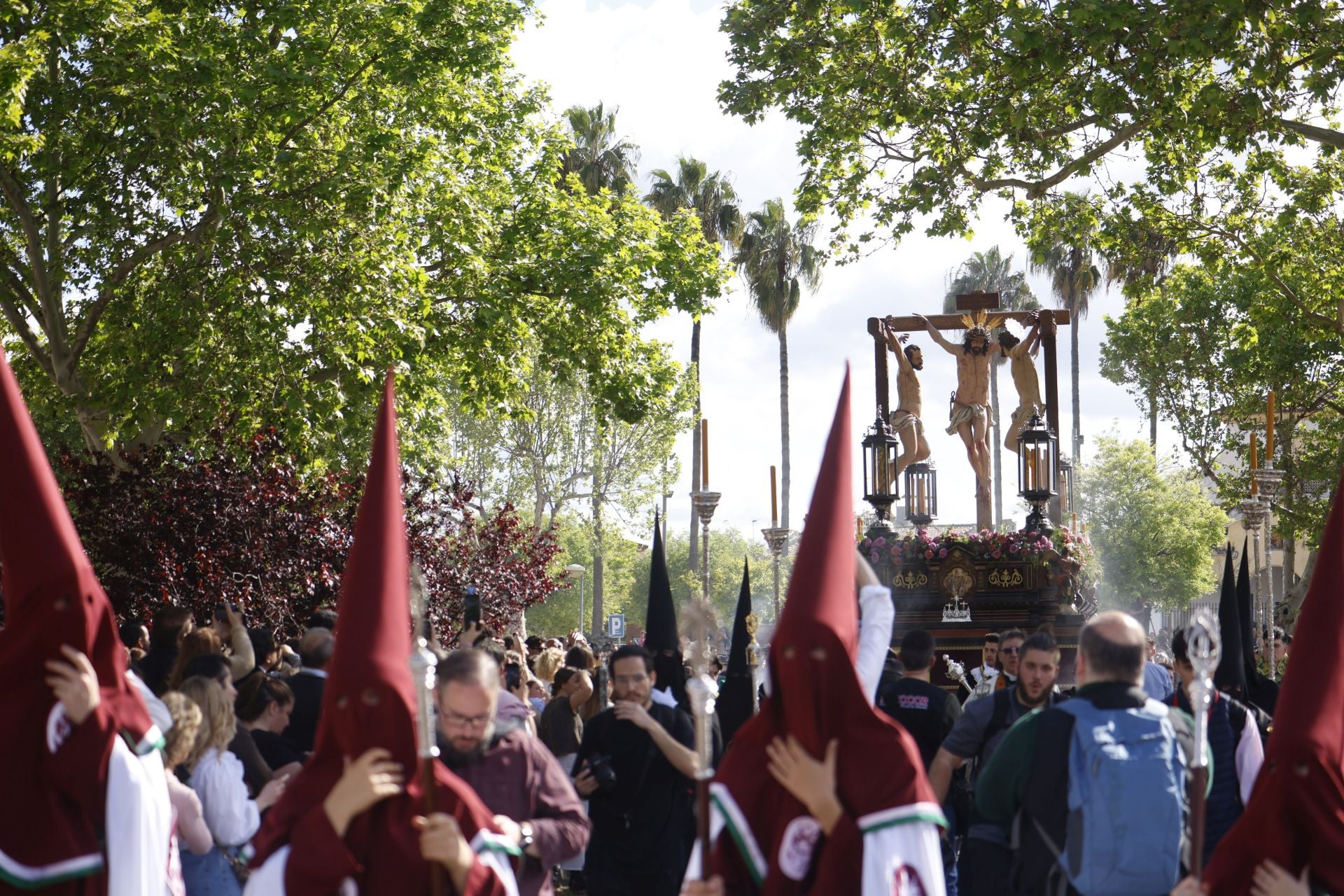 Las imágenes de la hermandad de la Conversión en el Viernes Santo de Córdoba