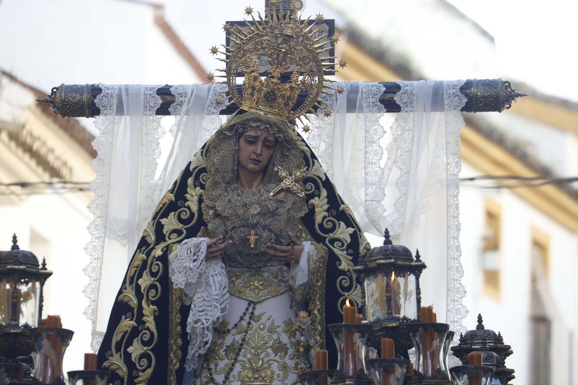 Las imágenes de la procesión de La Soledad del Viernes Santo de Córdoba