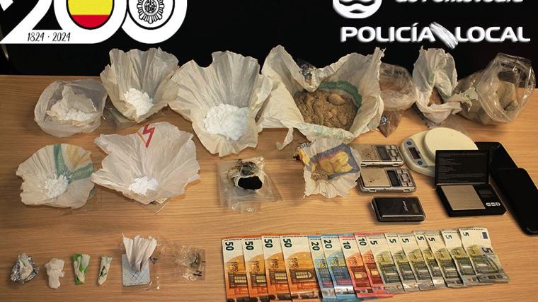 Alijo requisado durante la operación Ola, en Pontevedra