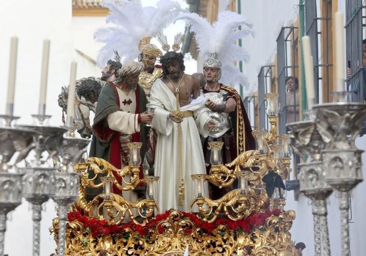 El Señor de la Humildad durante su desfile procesional