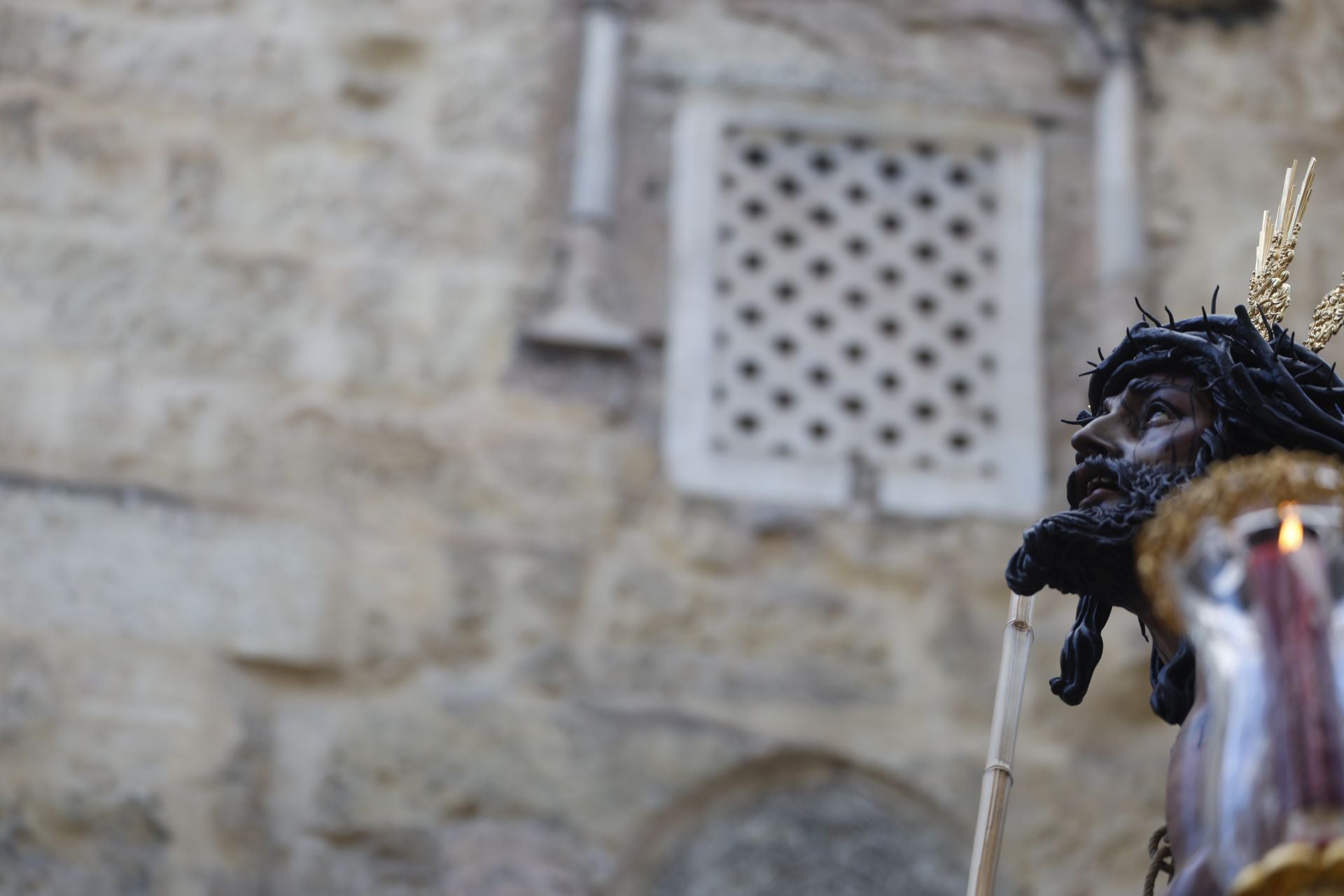 Las imágenes del regreso de la Merced el Sábado Santo de Córdoba, en imágenes