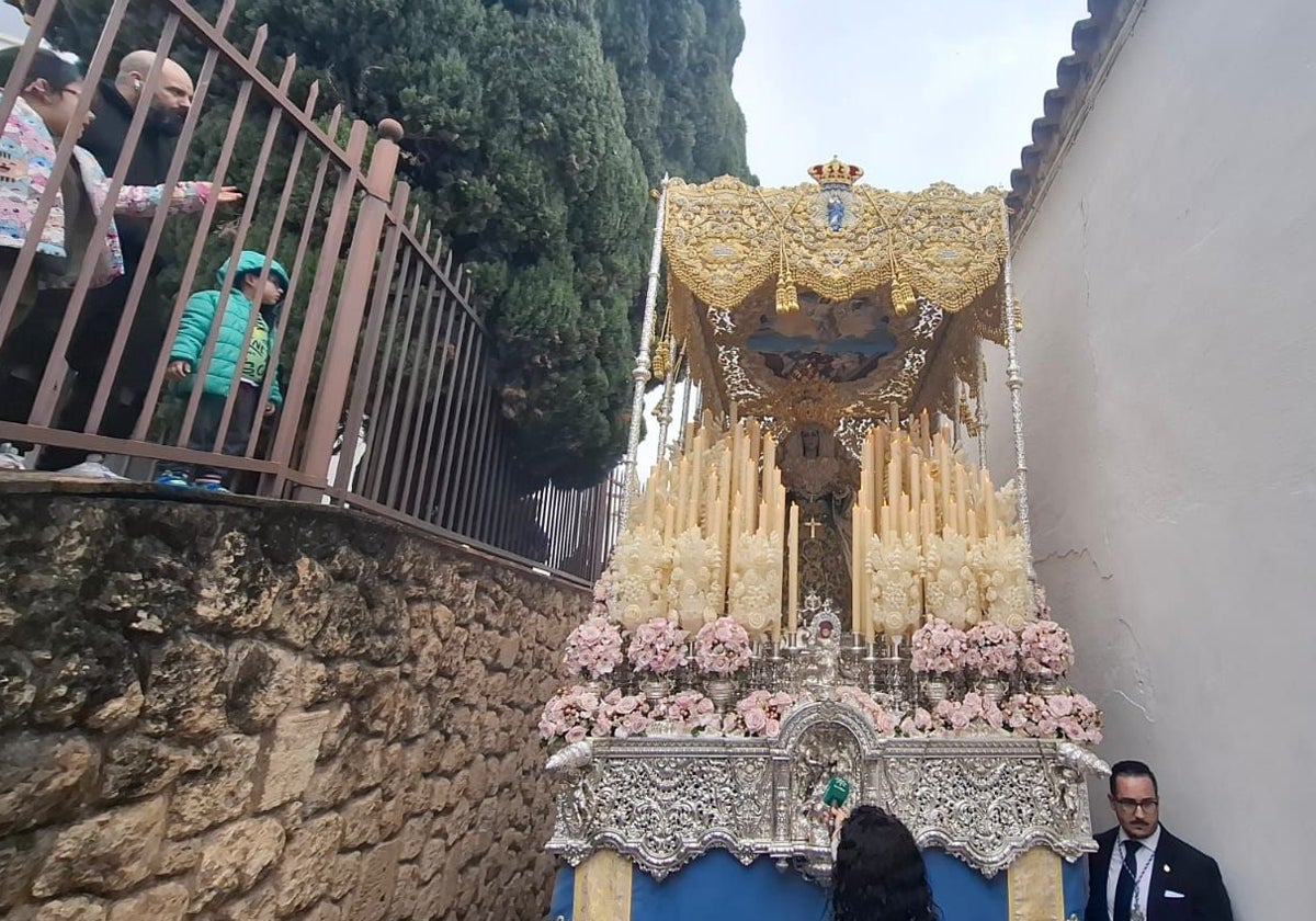 La Virgen de la Alegría, de camino a la carrera oficial
