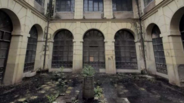 Uno de los patios de San Juan de Dios, edificio declarado BIC