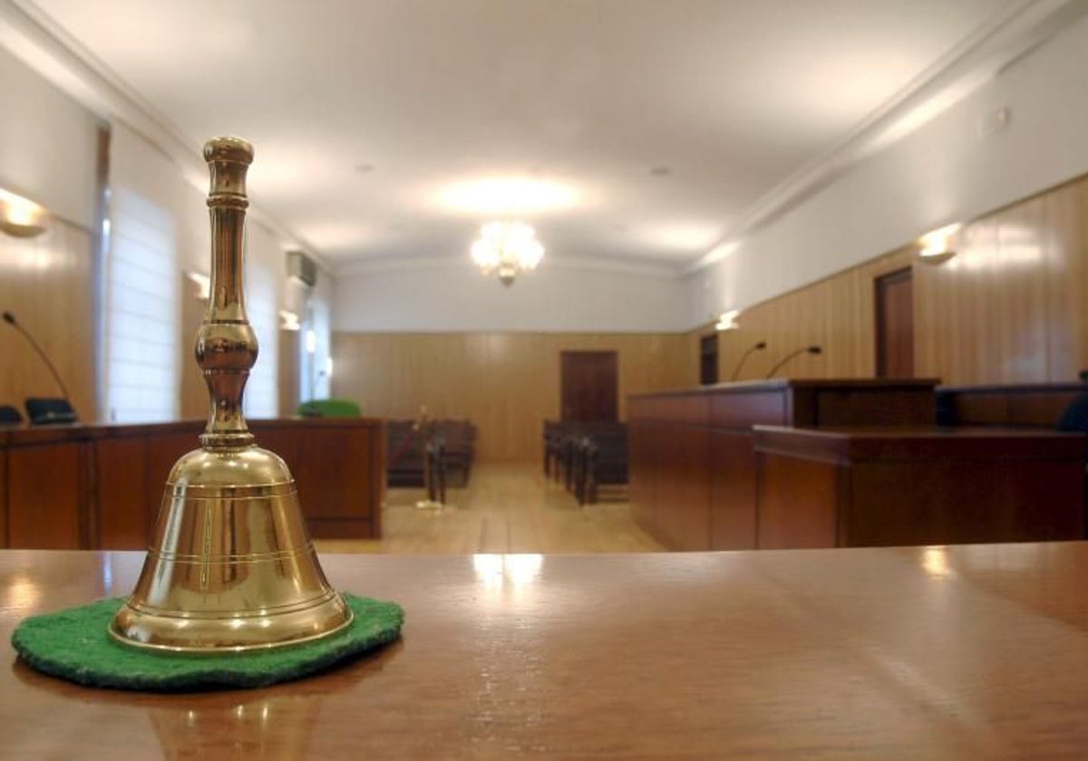 Una sala de vistas de la Audiencia Provincial de Valladolid, en una imagen de archivo