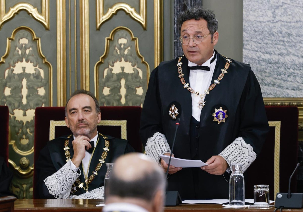 El fiscal general del Estado, Álvaro García Ortiz, en la Apertura del Año judicial