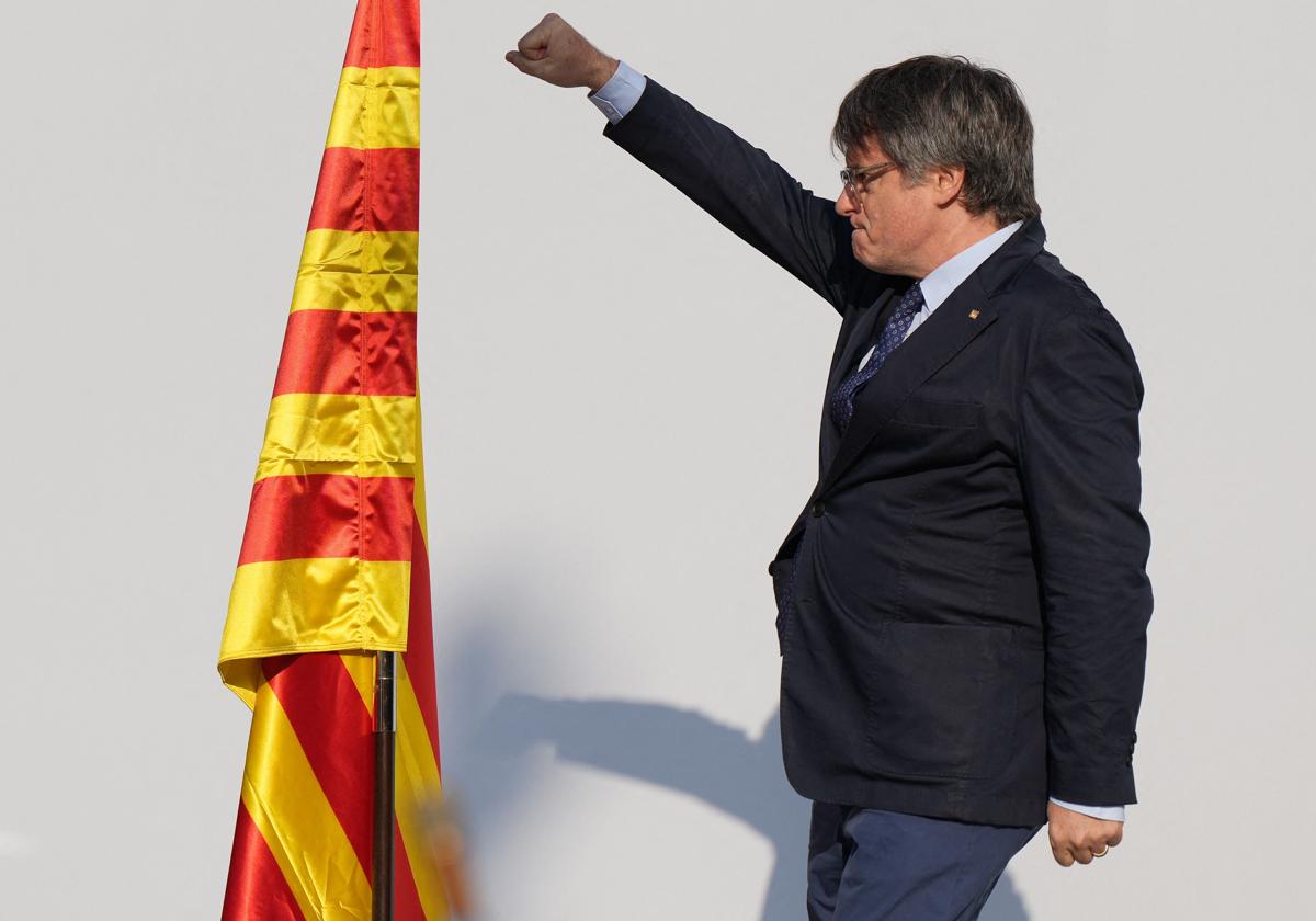 El expresidente de la Generalitat Carles Puigdemont