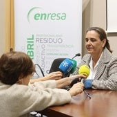 La directora del centro de almacenamiento de El Cabril, Eva Noguero