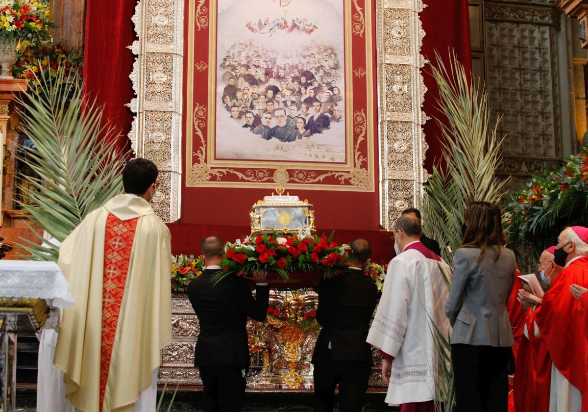 Ceremonia de beatificación de 127 mártires de la Guerra Civil, en octubre de 2021