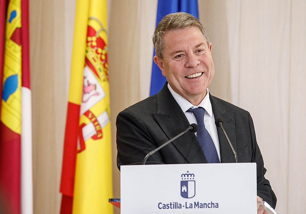Emiliano García Page, presidente de Castilla-La Mancha