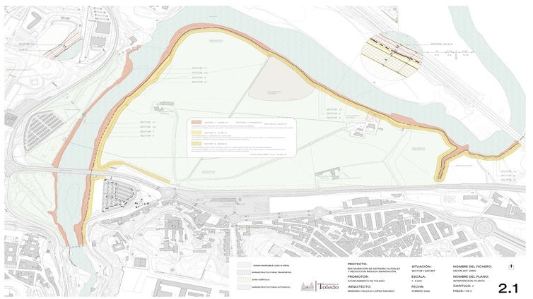 Toledo recupera un proyecto de 2022 para evitar inundaciones desde  Alcántara al arroyo de la Rosa por tres millones