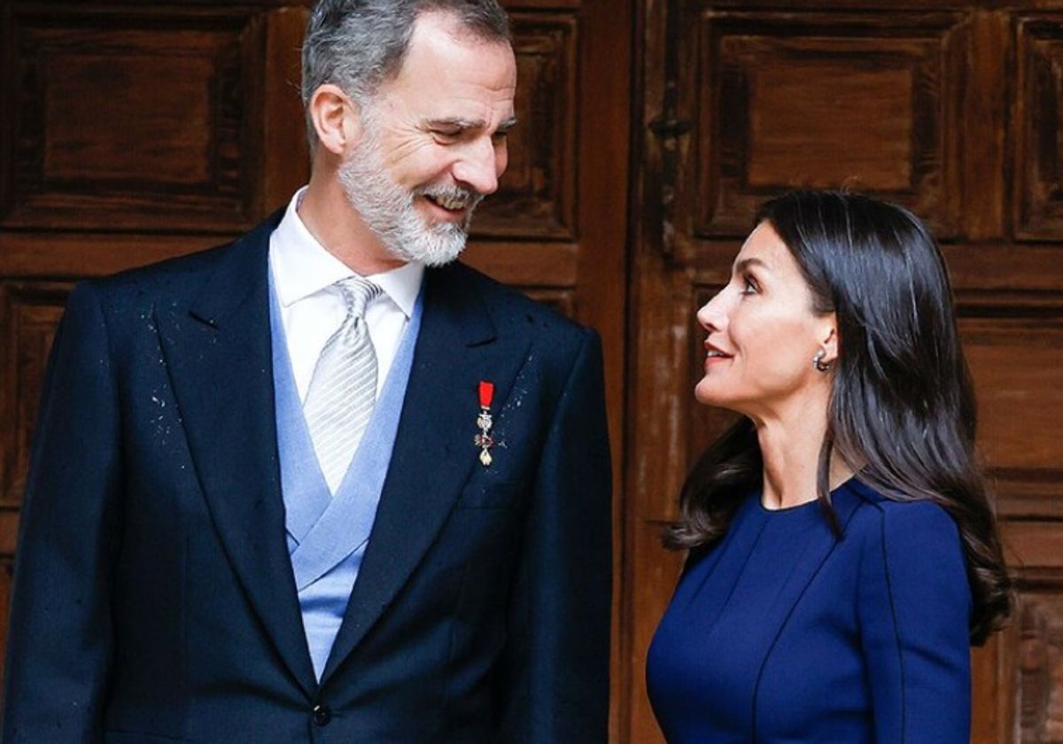 Don Felipe y doña Letizia