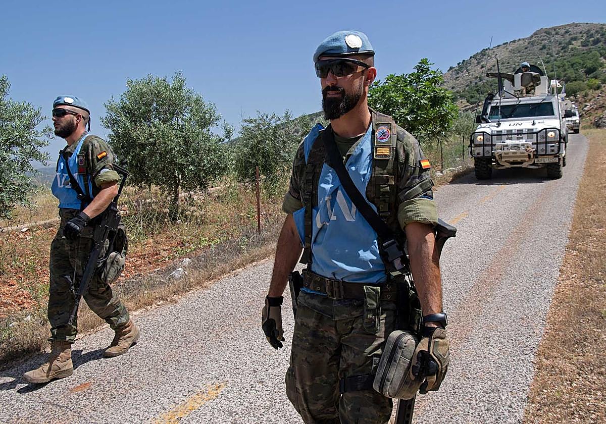 Tropas españolas desplegadas en Líbano