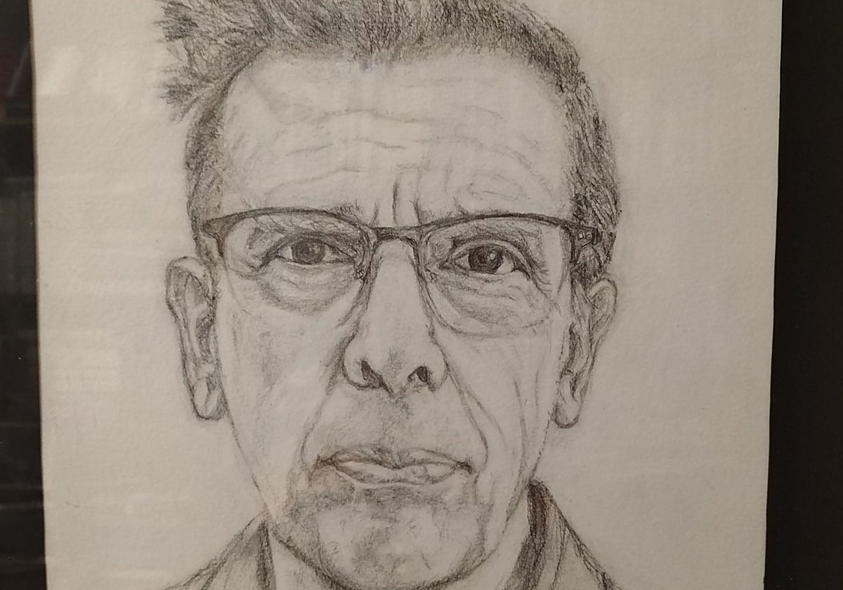 Retrato de González-Calero realizado por la pintora Arantxa Rentería