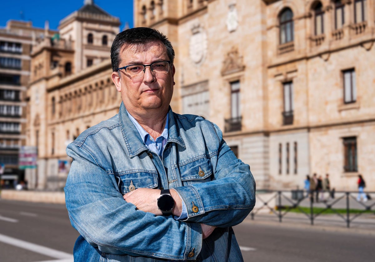 Iñaki Unibaso, secretario general de Aume, en Valladolid