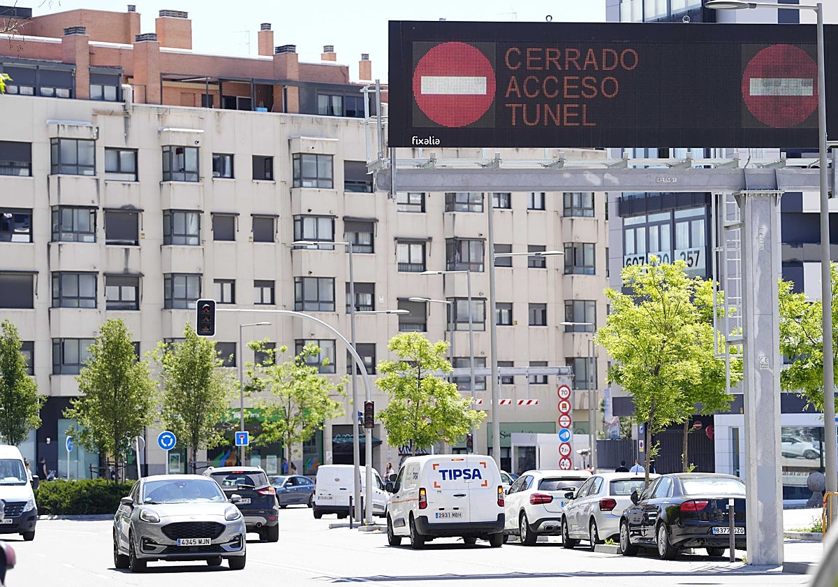 En estos momentos, se encuentran cerrados todos los túneles de Calle 30 debido al apagón