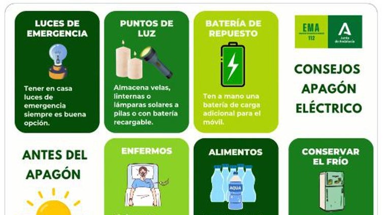 Qué hay que hacer en una situación de apagón general