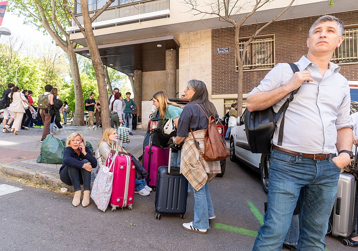 La evacuación tras el apagón